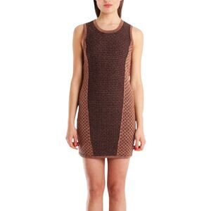 Rag & Bone Amanda Mini Sleeveless Sweater Dress in Brown & Copper Size Large‎
